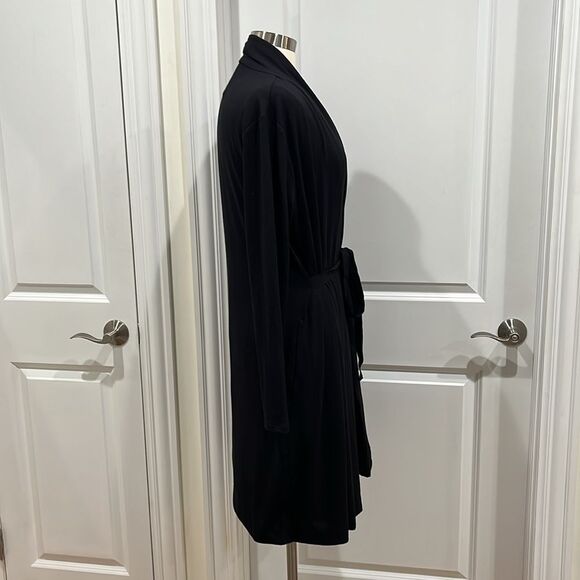 New! Athleta Wind Down Sleep Robe Size Medium Black NWT - Picture 6 of 16